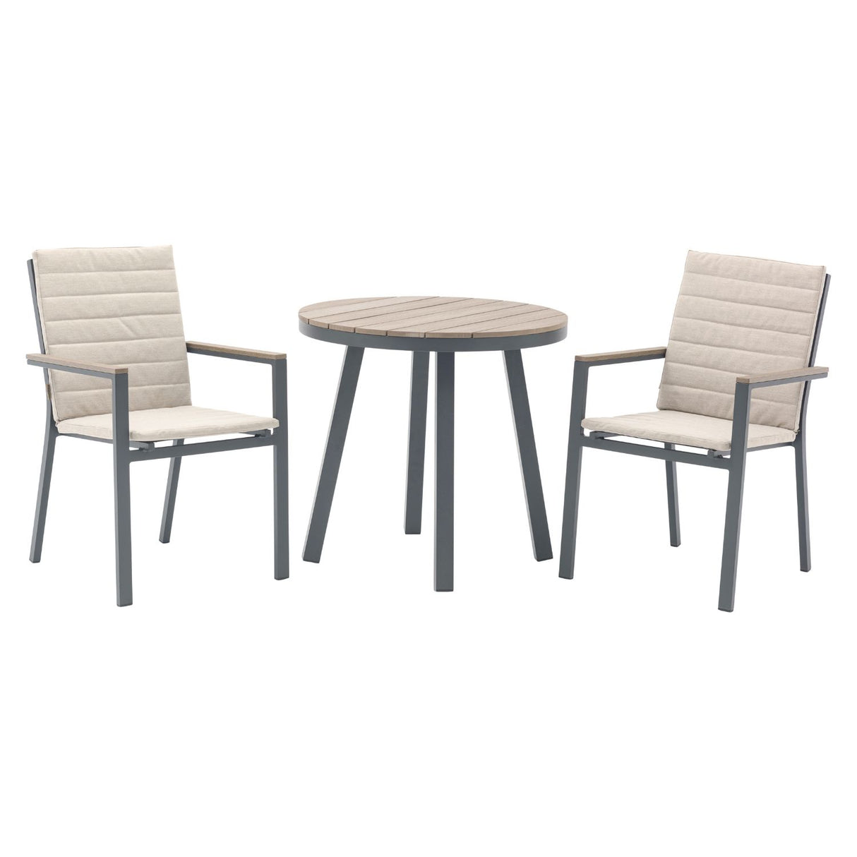 Bramblecrest 80cm Fawn Zurich 2 Seat Bistro Set - X23AZR80RD1