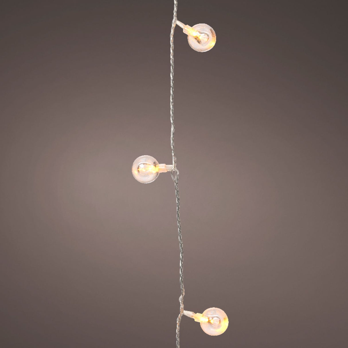 Lumineo 60 LED Cool White Cherry LED Twinkle Effect Outdoor String Lights