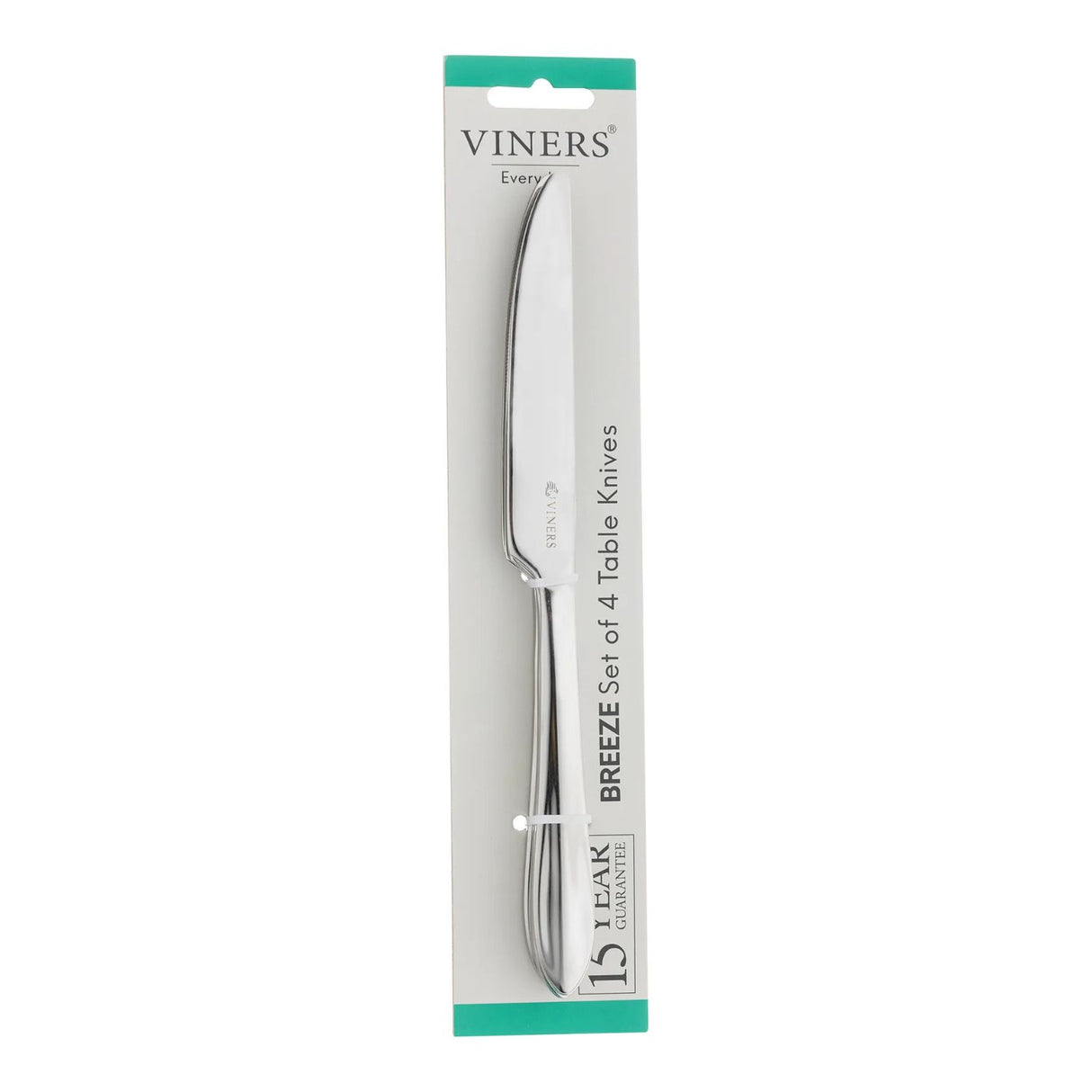 Viners 18/0 Stainless Steel Everyday Breeze Table Knife (Set of 4)