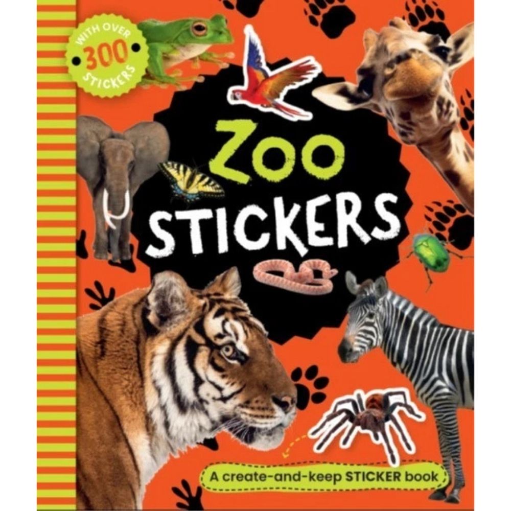 300 Stickers Zoo World A Create & Keep Sticker Book