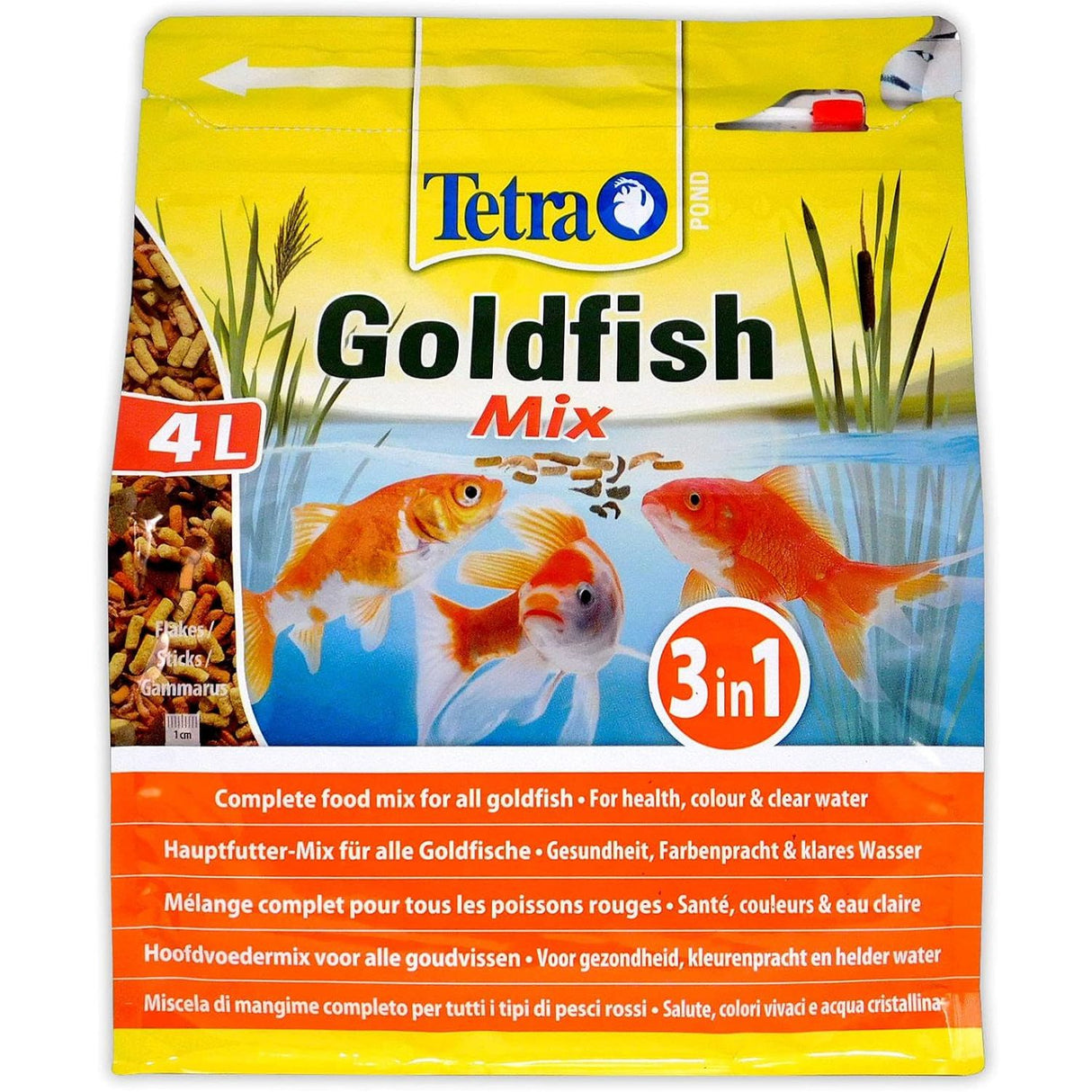 Tetra 560g Pond Goldfish Mix - 4L