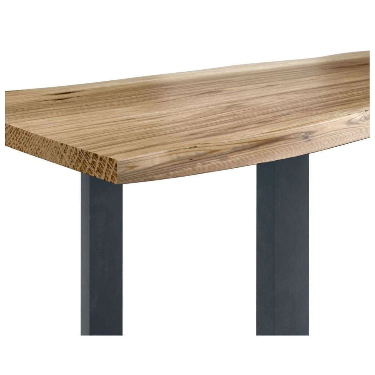 Kettle Home Light Oak Live Edge Console Table