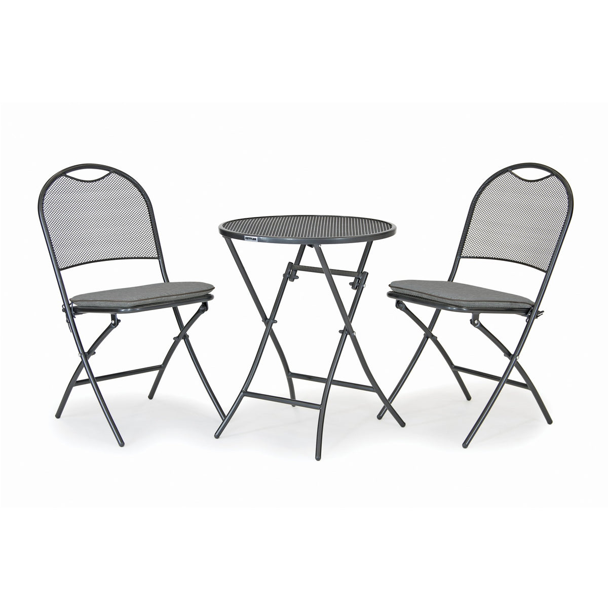 Kettler Iron Grey Caffe Roma 2Seater Bistro Garden Furniture Set Sl Old Railway Line Garden