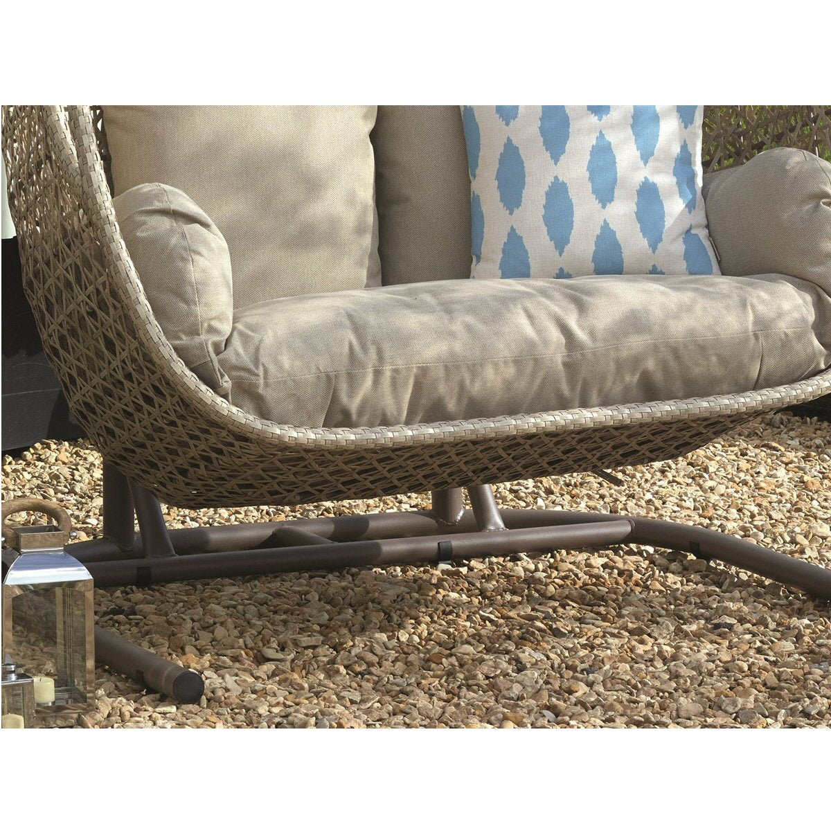 Bramblecrest Chedworth Double Hanging Cocoon Sandstone