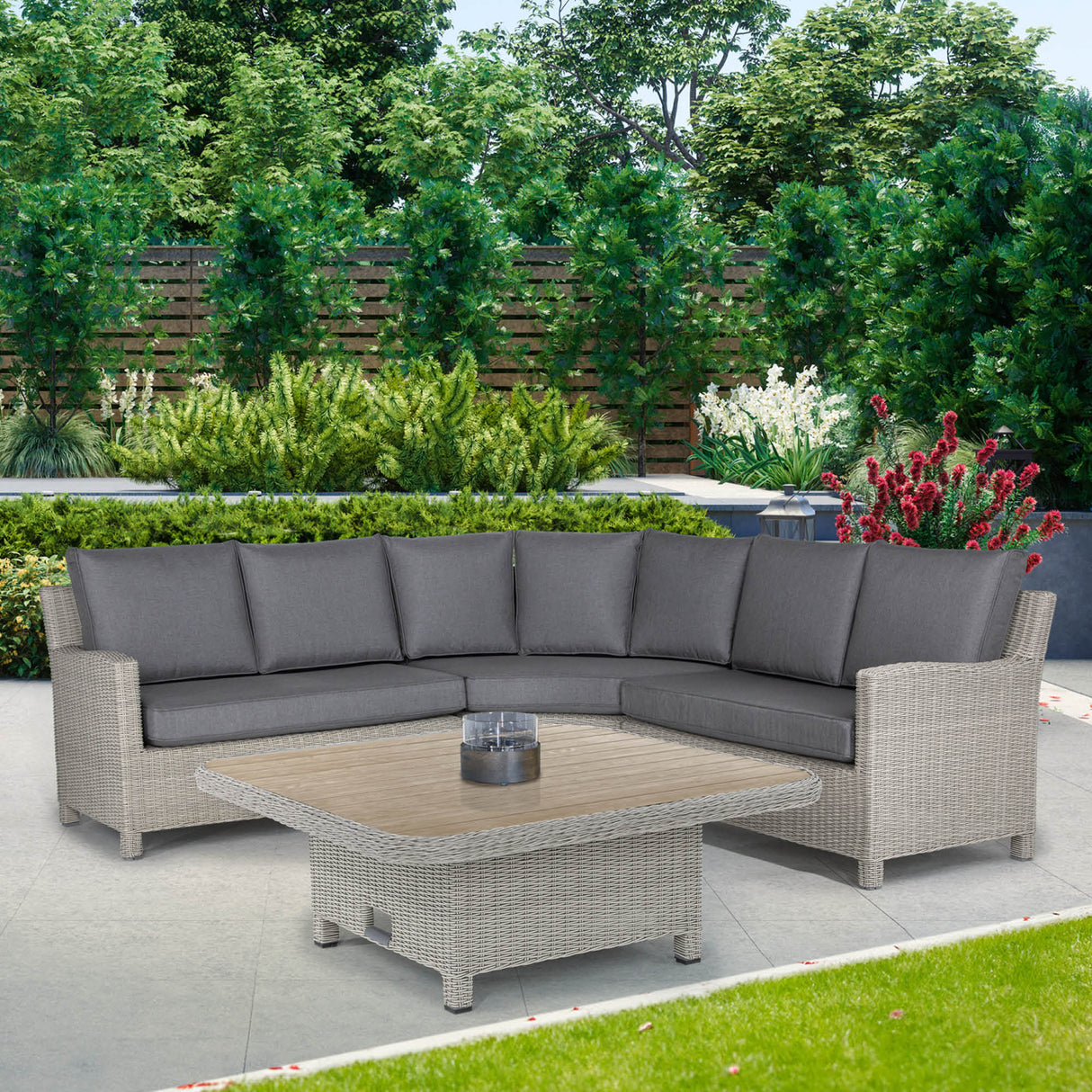 Kettler Palma Signature Grande Garden Furniture Set in Whitewash