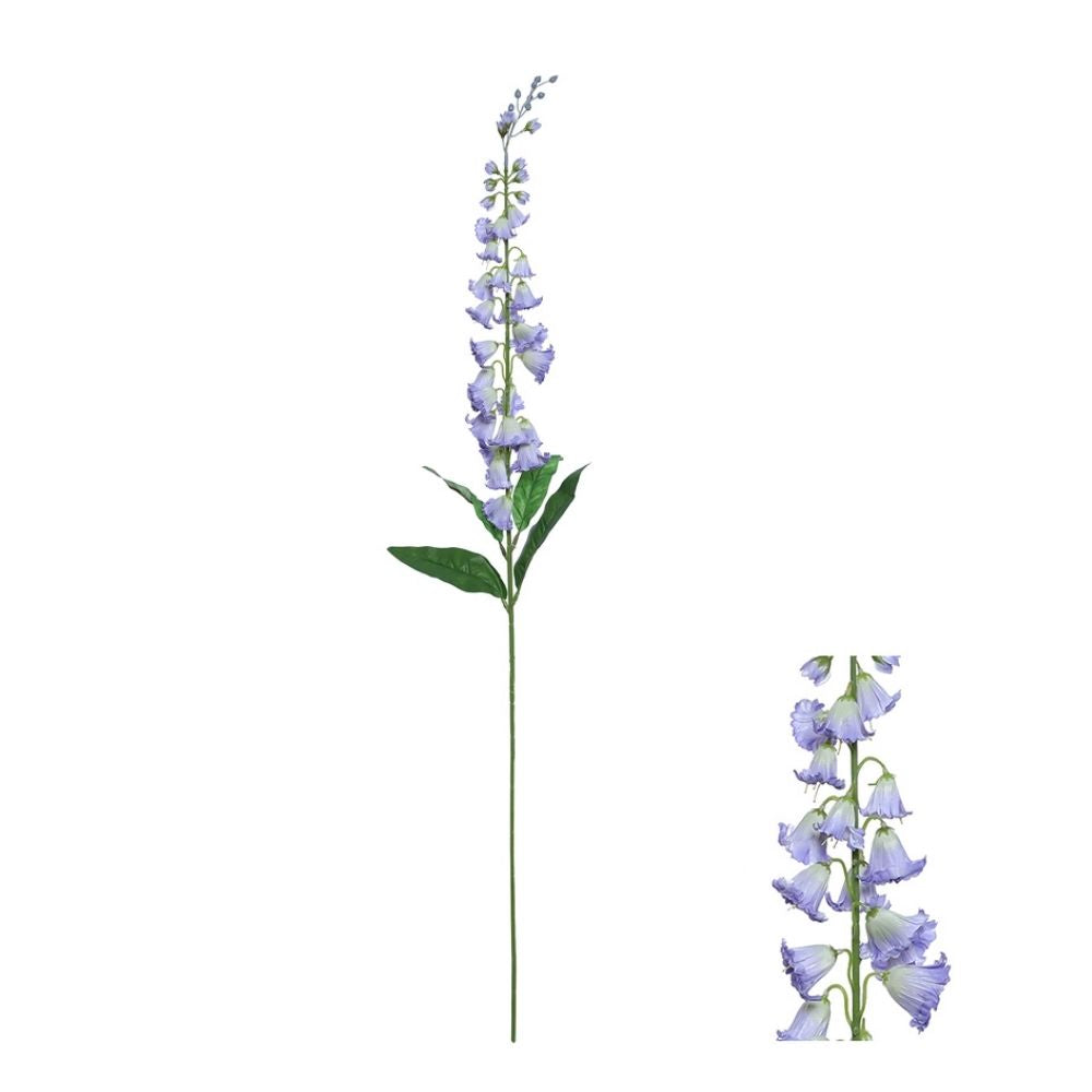 Hogewoning 98cm Artificial Digitalis Flower Stem - Lilac