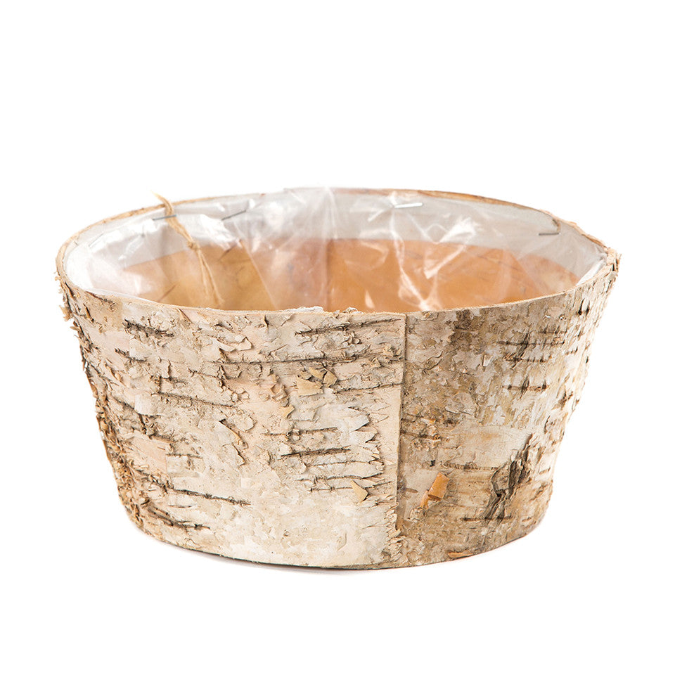 Hogewoning 19cm Natural Birch Bark Pot - 354639