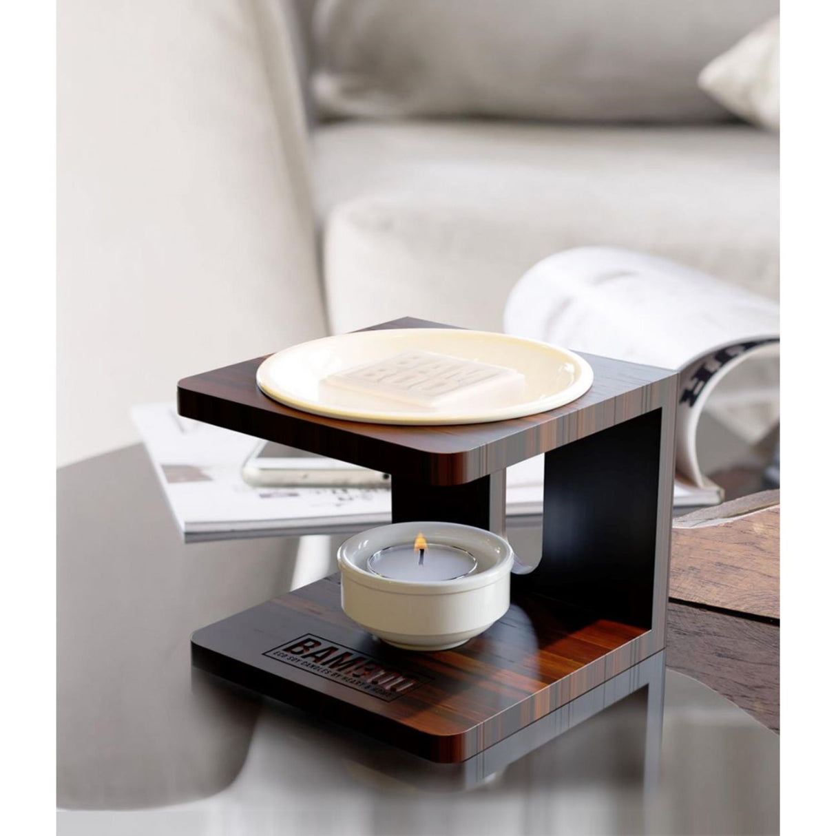 History & Heraldry Bamboo Dark Wood Wax Melt Warmer