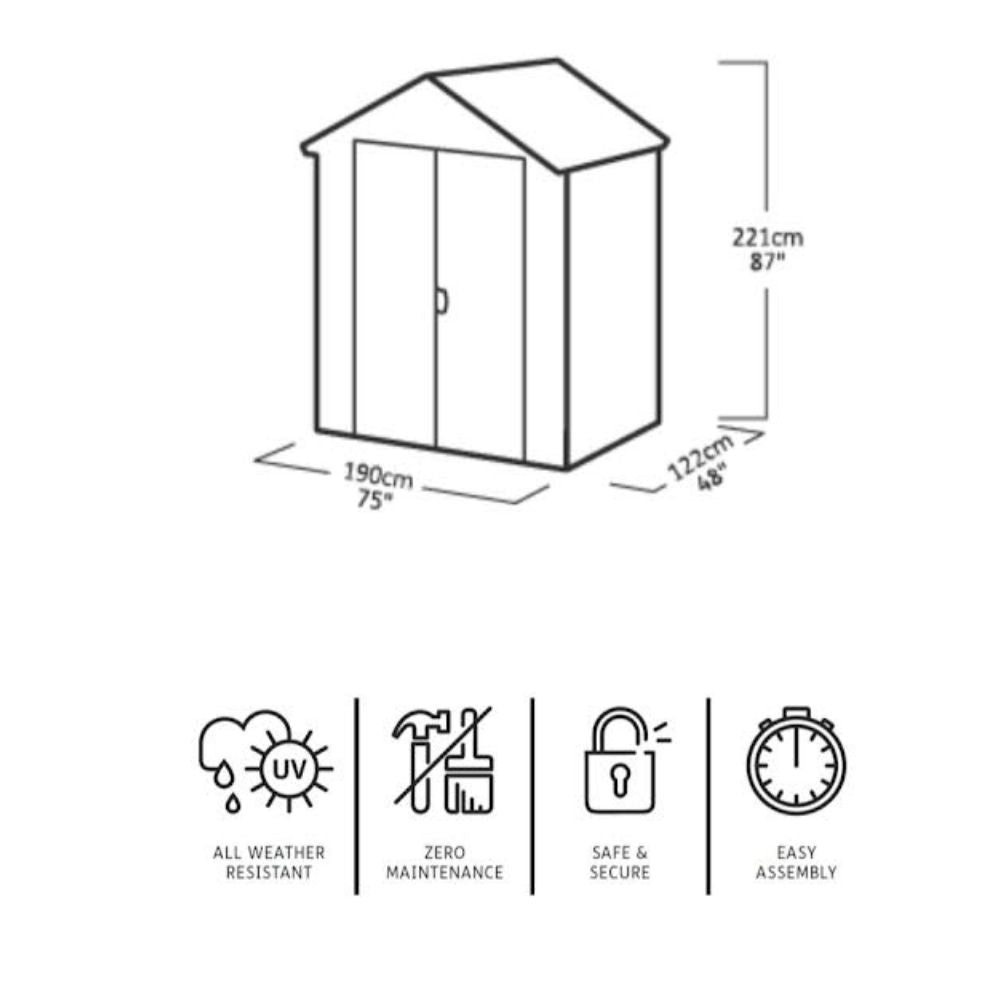 Keter 6x4 Henley Shed