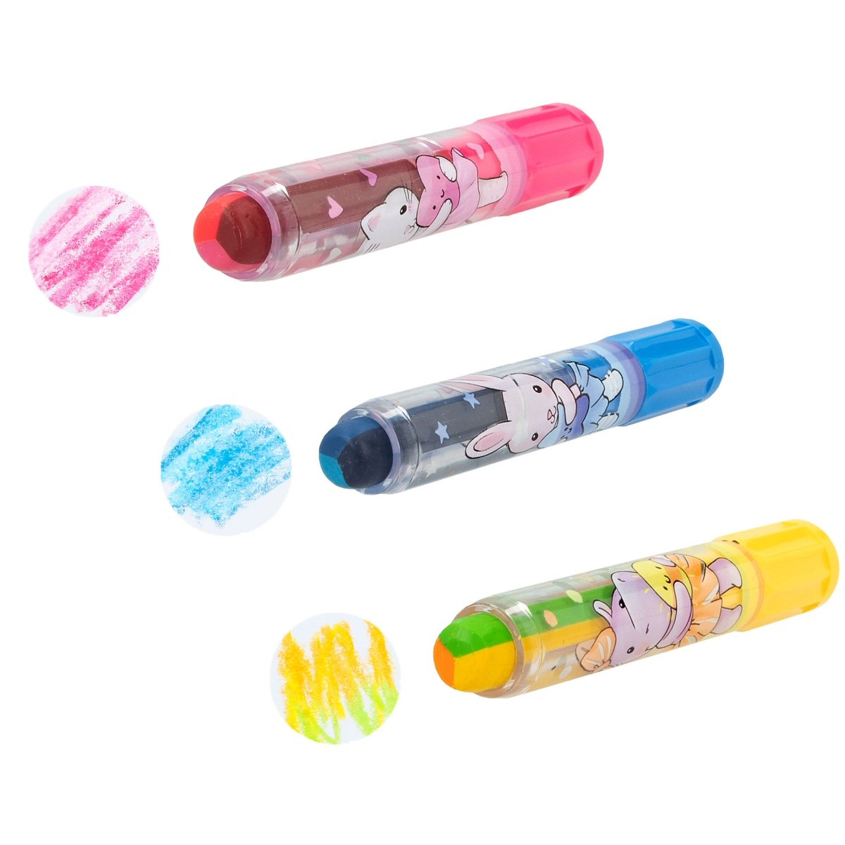 Princess Mimi Tricoloured Wax Crayon Set