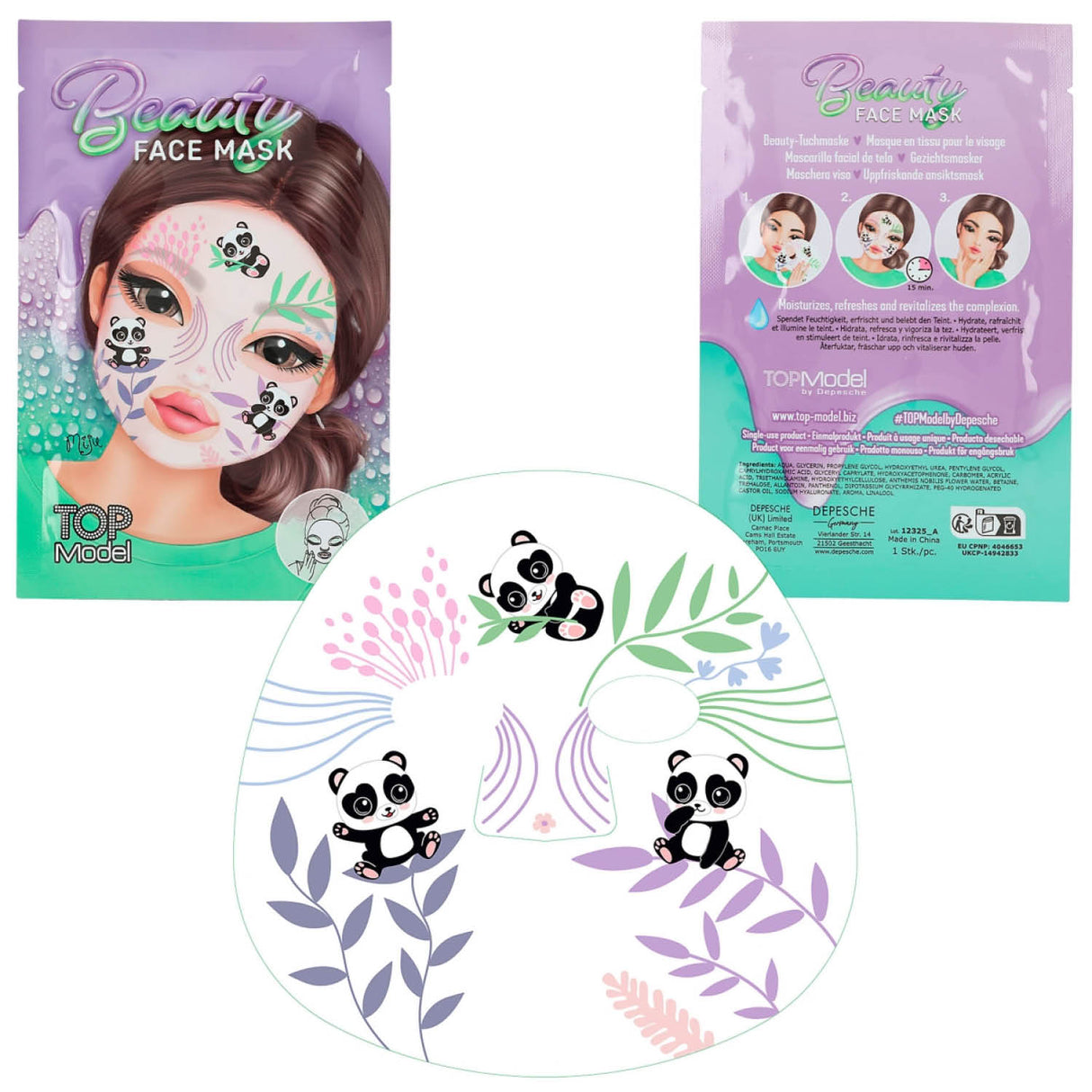 TOPModel Beauty and Me Face Mask - Choice of 3