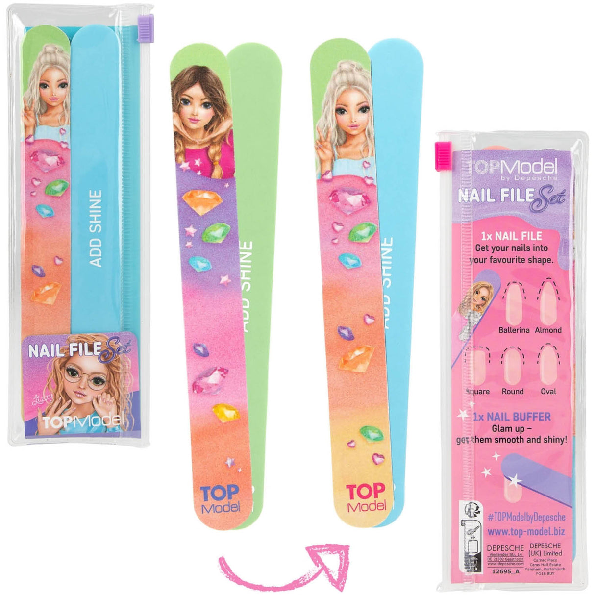 TOPModel Beauty and Me Nail File Set
