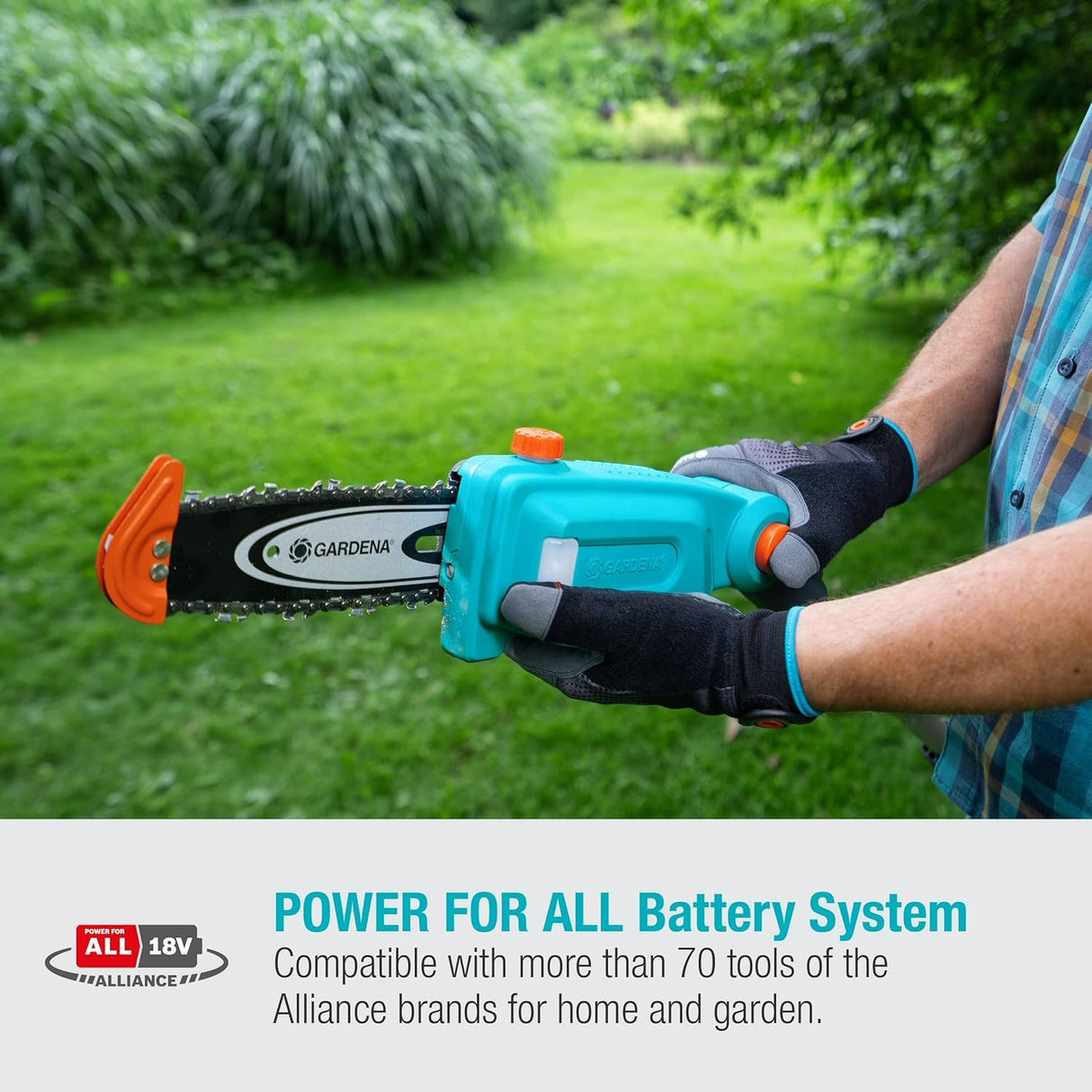 GARDENA TCS 20/18V P4A solo Battery Telescopic Pruner