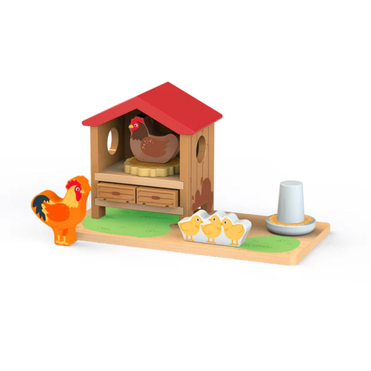 Jumini Wooden Chicken Coop Set