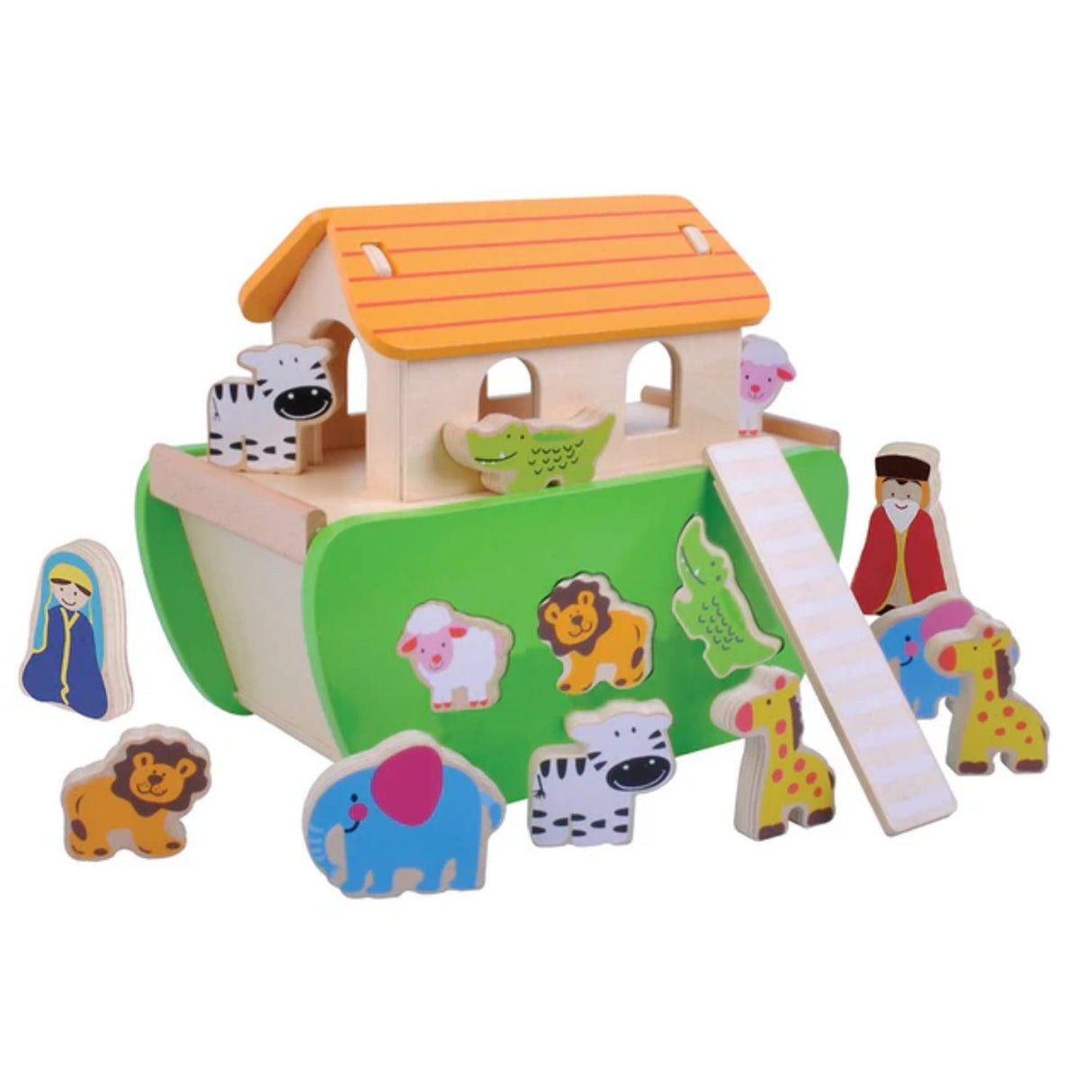 Jumini Wooden Noah's Ark Shape Sorter
