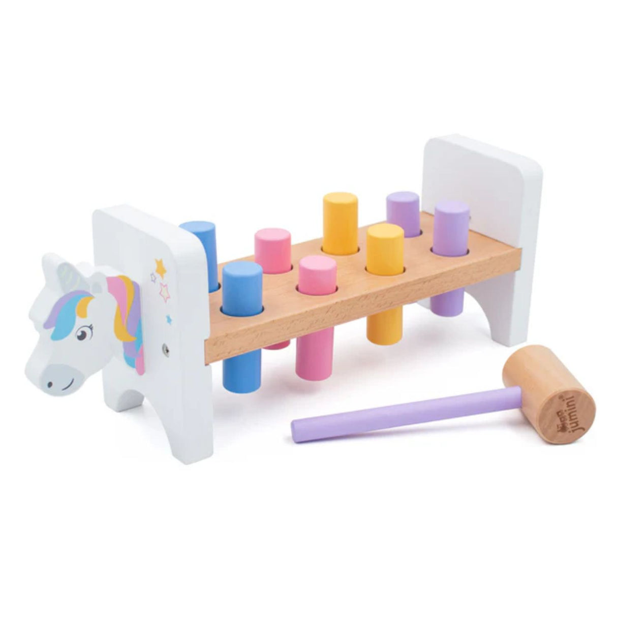 Jumini Wooden Unicorn Hammer Bench