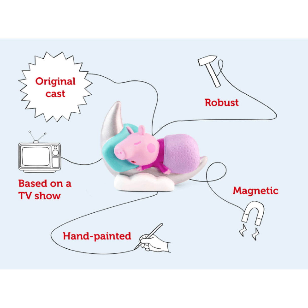 Tonies Peppa's Bedtime Stories Peppa Pig Tonie
