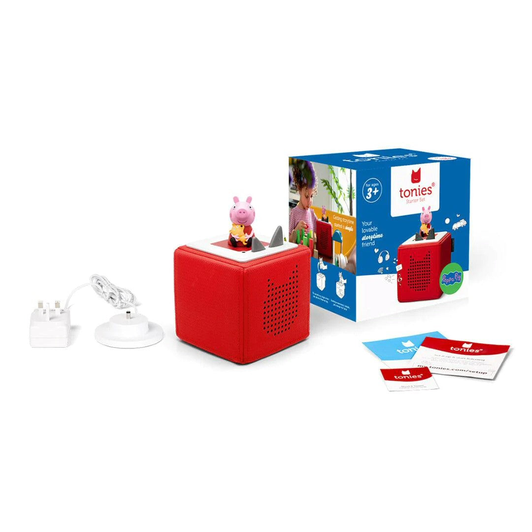 Tonies Red Starter Set Featuring Peppa Pig