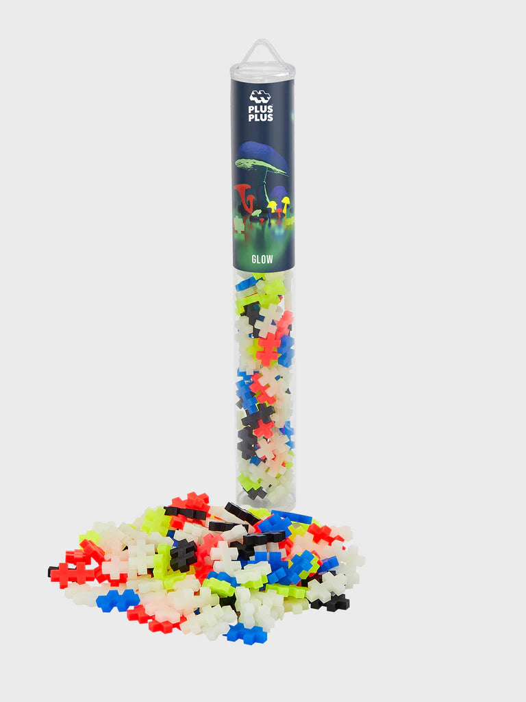 Plus-Plus Glow Colour Mix Tube (100 Piece)