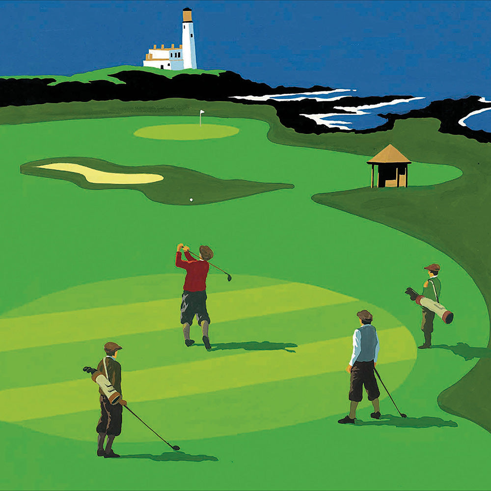 Woodmansterne Perfect Approach Golf Blank Card