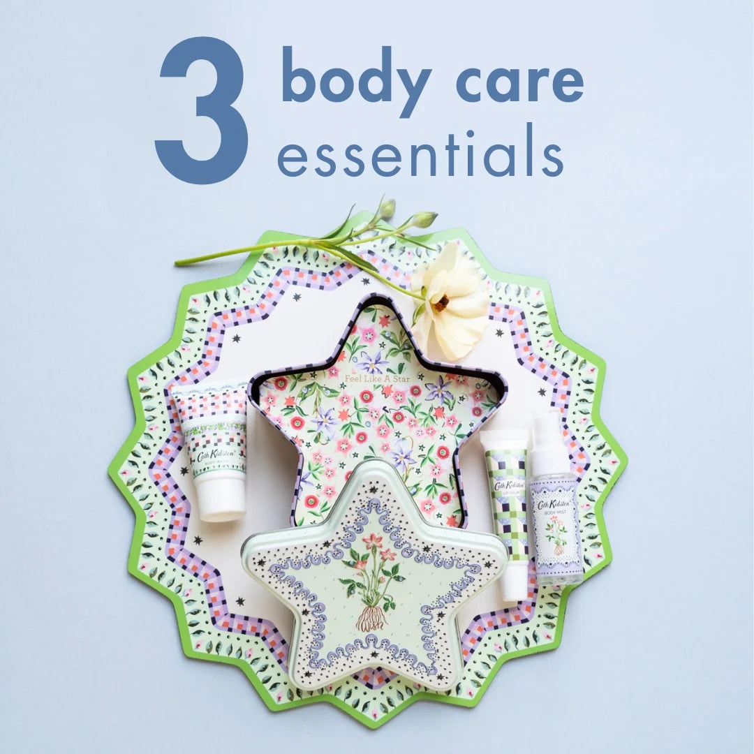 Cath Kidston Roots & Raindrops Feel Like a Star Tin Gift Set