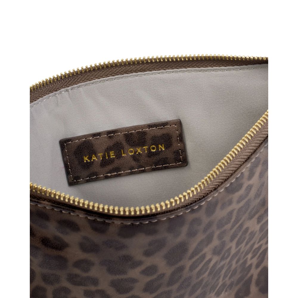 Katie Loxton Tassel Charm Pouch - Leopard Print
