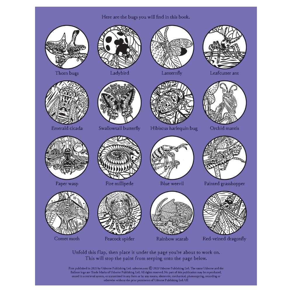 Usborne Bugs Magic Painting Activity Book by Abigail Wheatley