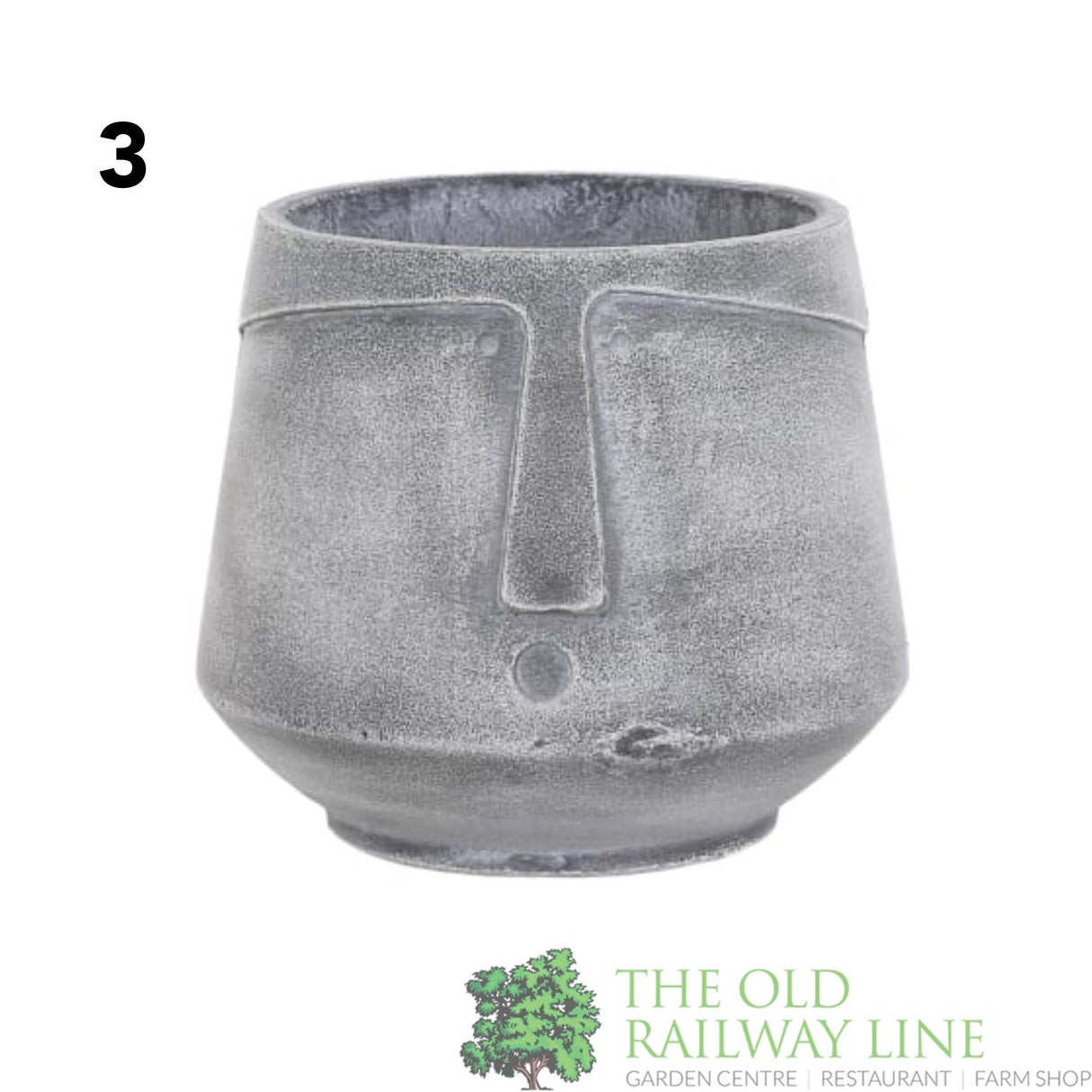 Woodlodge 37cm Mind Face Pot (Choice of 4)