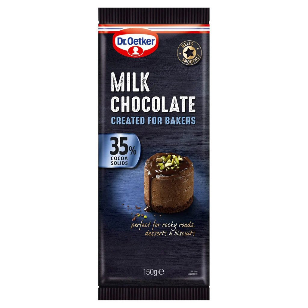 Dr. Oetker 150g 35% Milk Chocolate Bar