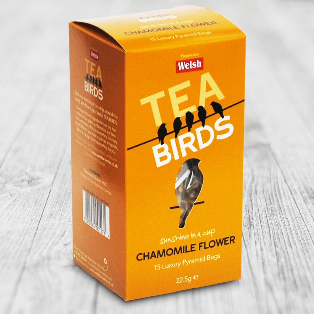Welsh Brew 15 Tea Birds Chamomile Tea Bags