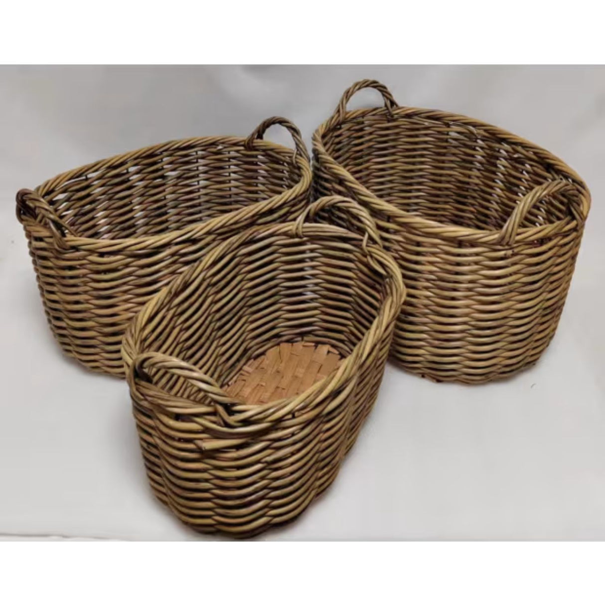 Woodlodge 59cm Large Rattan Log Basket