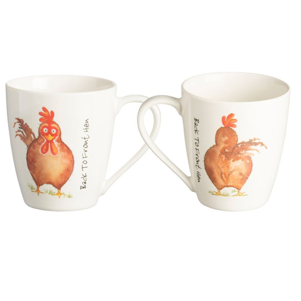 Price & Kensington 350ml Back to Front Hen Mug