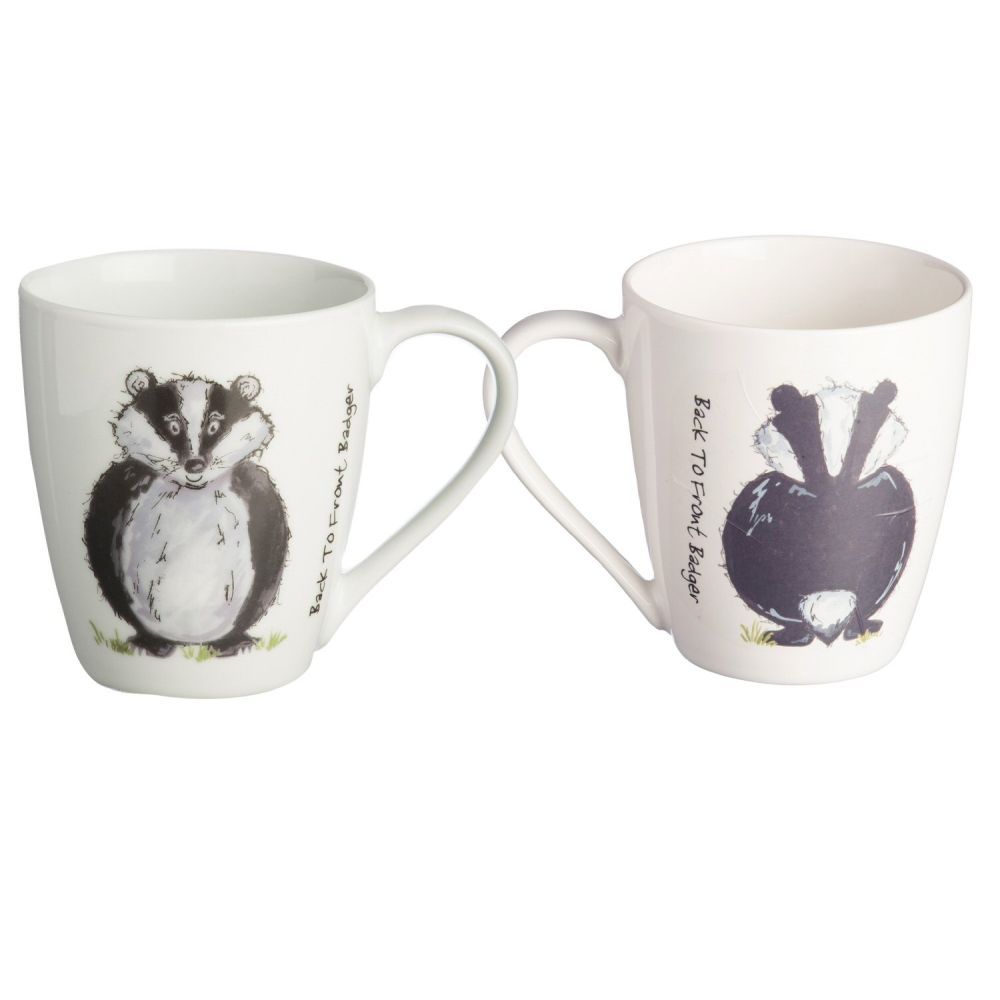 Price & Kensington 350ml Back to Front Badger Mug