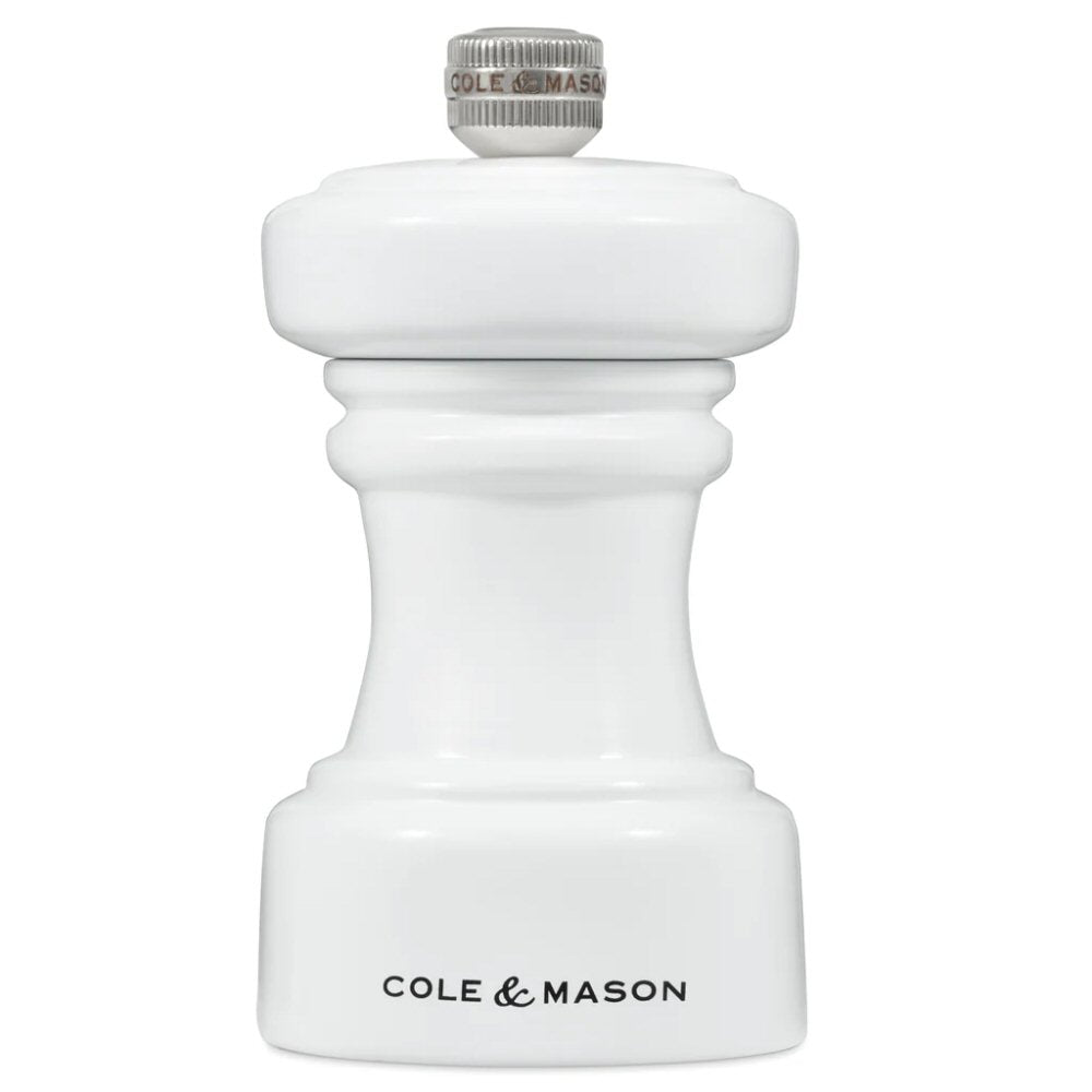 Cole & Mason 10cm White Wood Hoxton Salt Mill