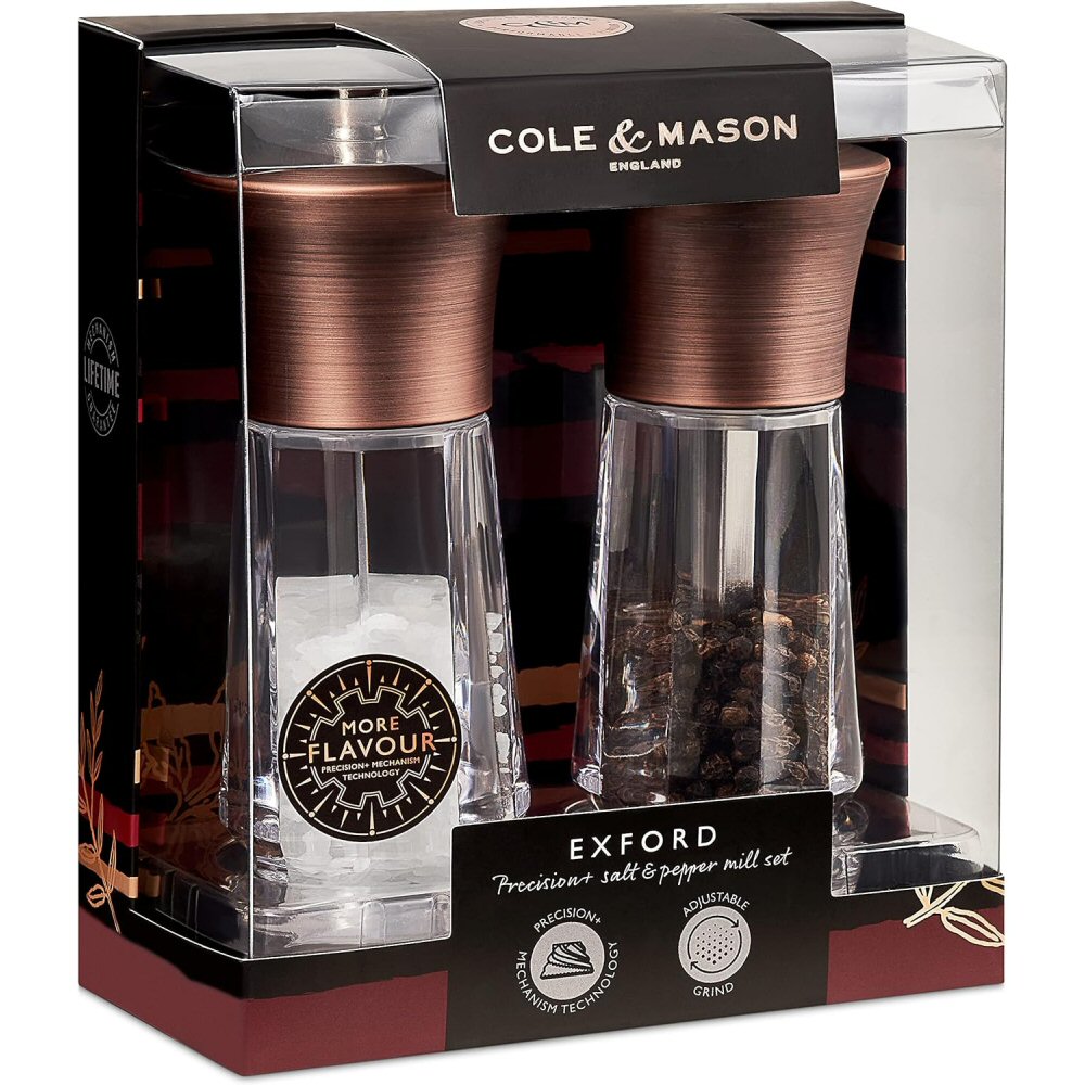 Cole & Mason Antique Brass Exford Salt & Pepper Mill