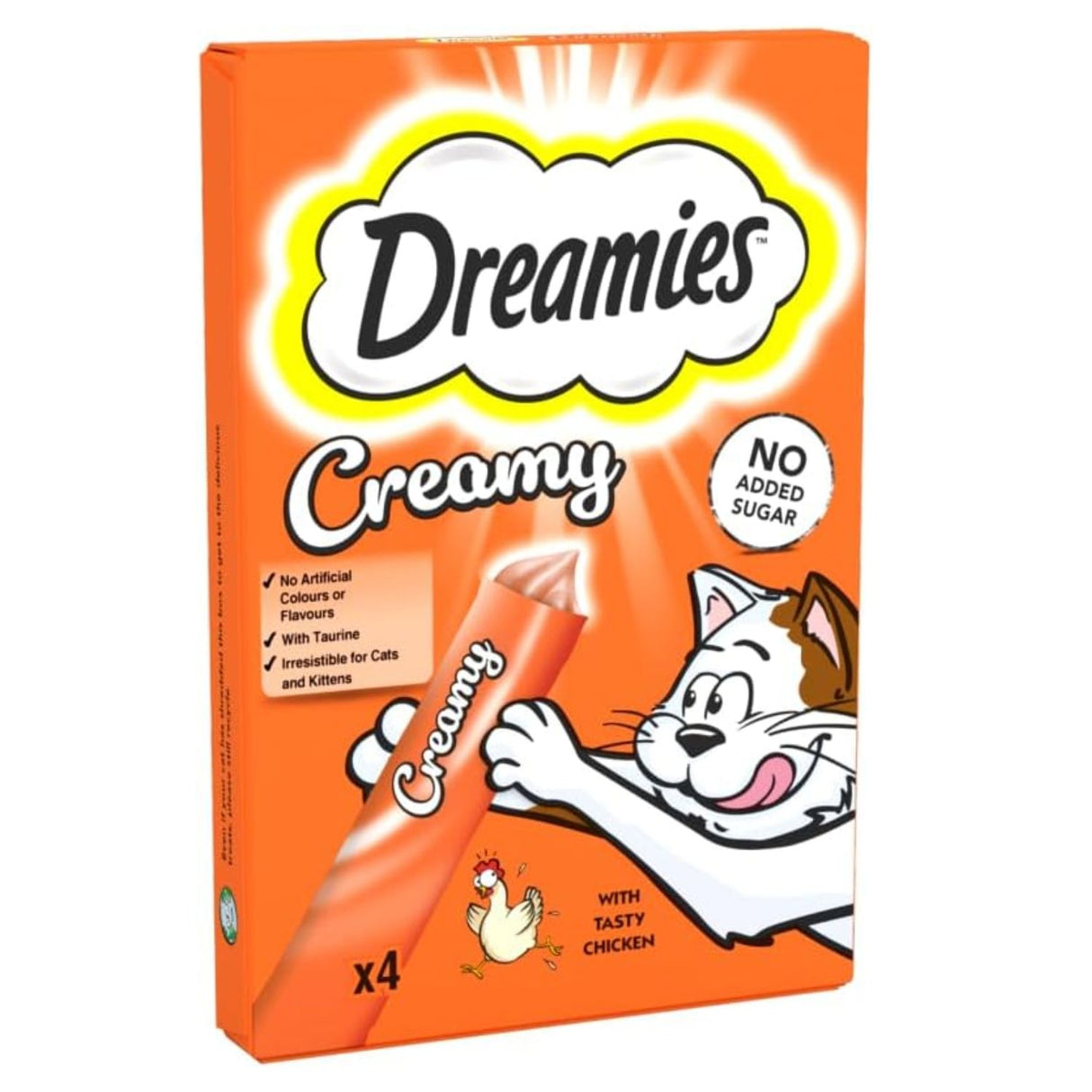 Dreamies 40g Creamy Chicken Cat Treats