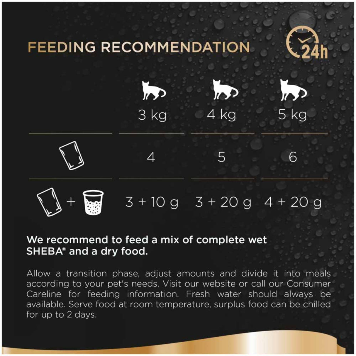 Sheba Pack 6 x 50g Fresh & Fine Adult Tuna & Cod in Gravy Pouches