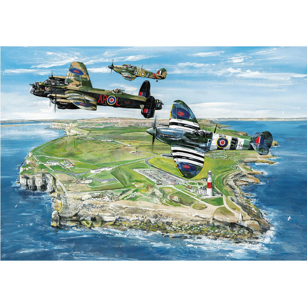 Gibsons Games 500 Piece Wings Over Portland Jigsaw Puzzle