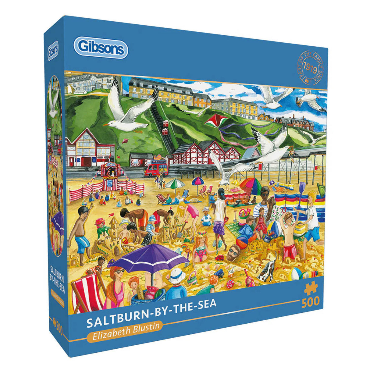 Gibsons Games 500 Piece Saltburn-By-The-Sea Jigsaw Puzzle