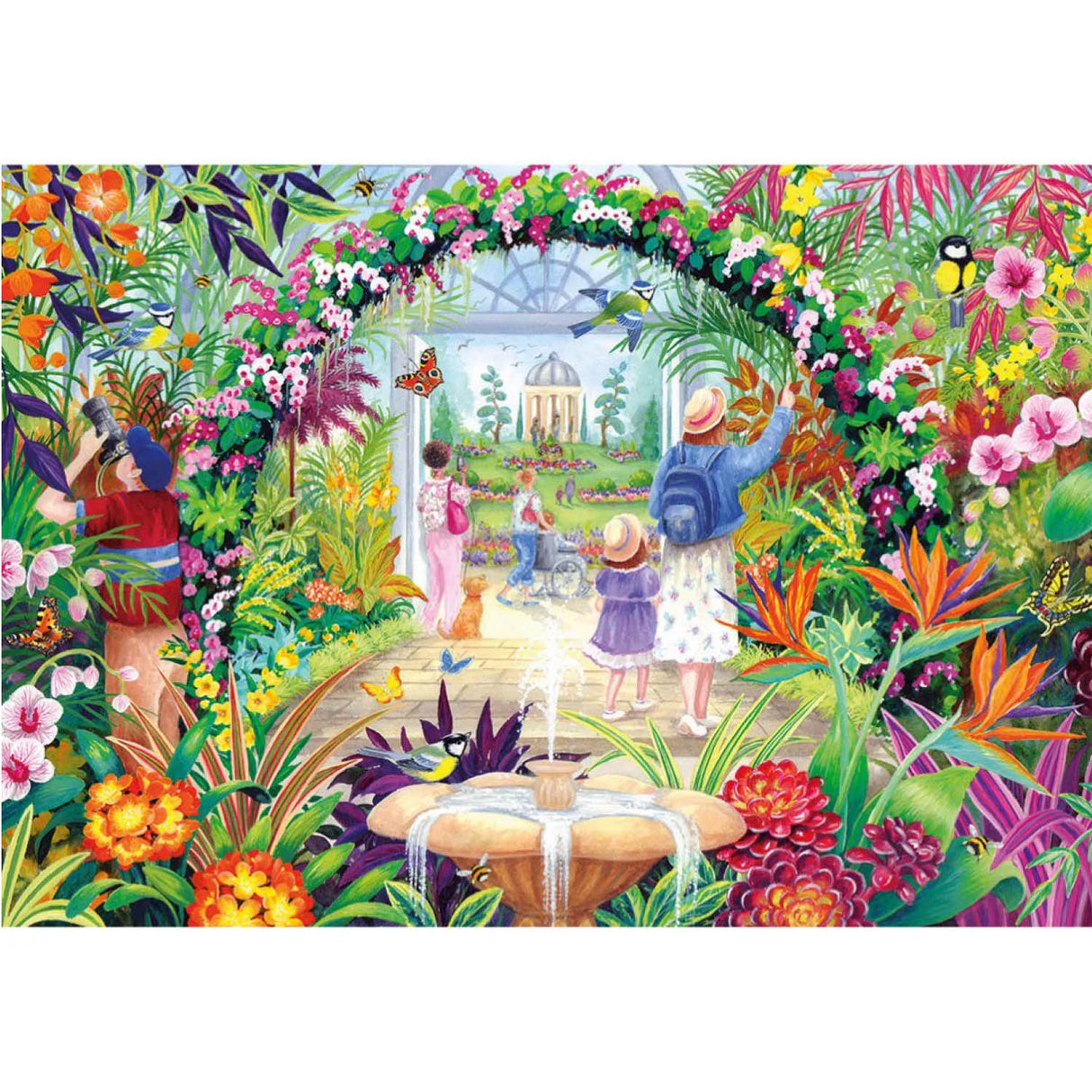 Gibsons Games 500 Piece Botanical Blooms Jigsaw Puzzle