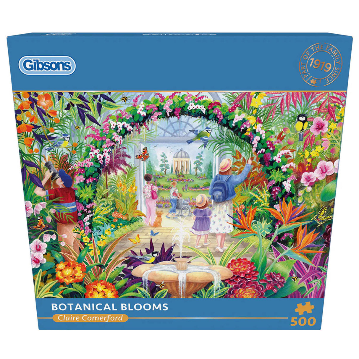 Gibsons Games 500 Piece Botanical Blooms Jigsaw Puzzle