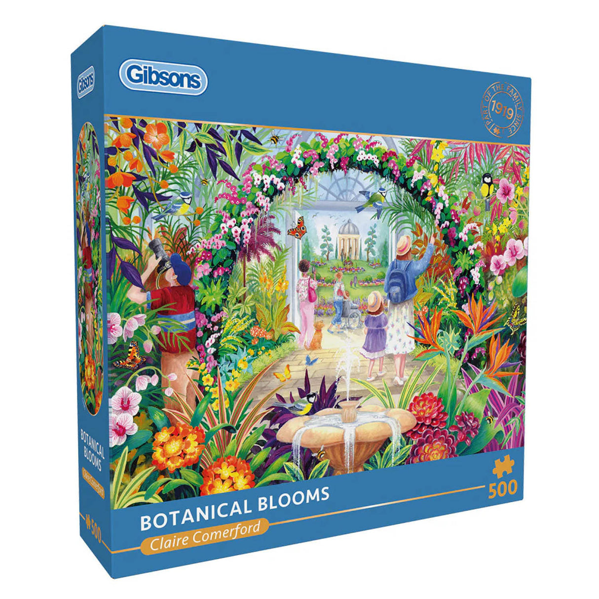 Gibsons Games 500 Piece Botanical Blooms Jigsaw Puzzle