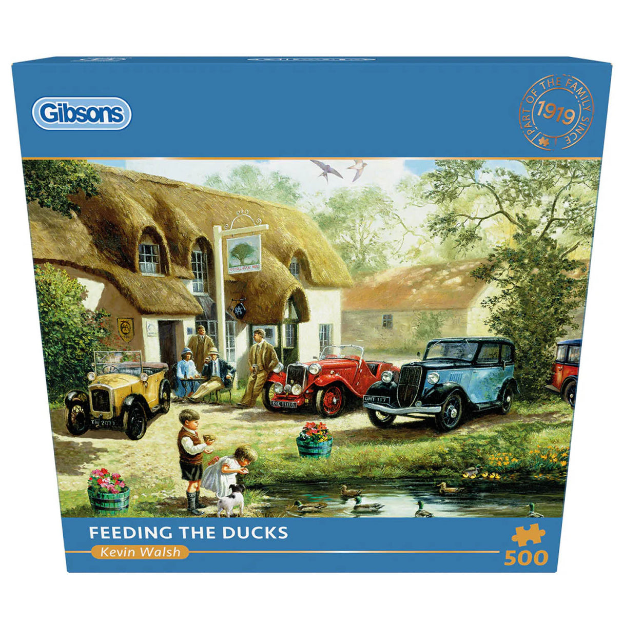 Gibsons Games 500 Piece Feeding The Ducks Jigsaw Puzzle