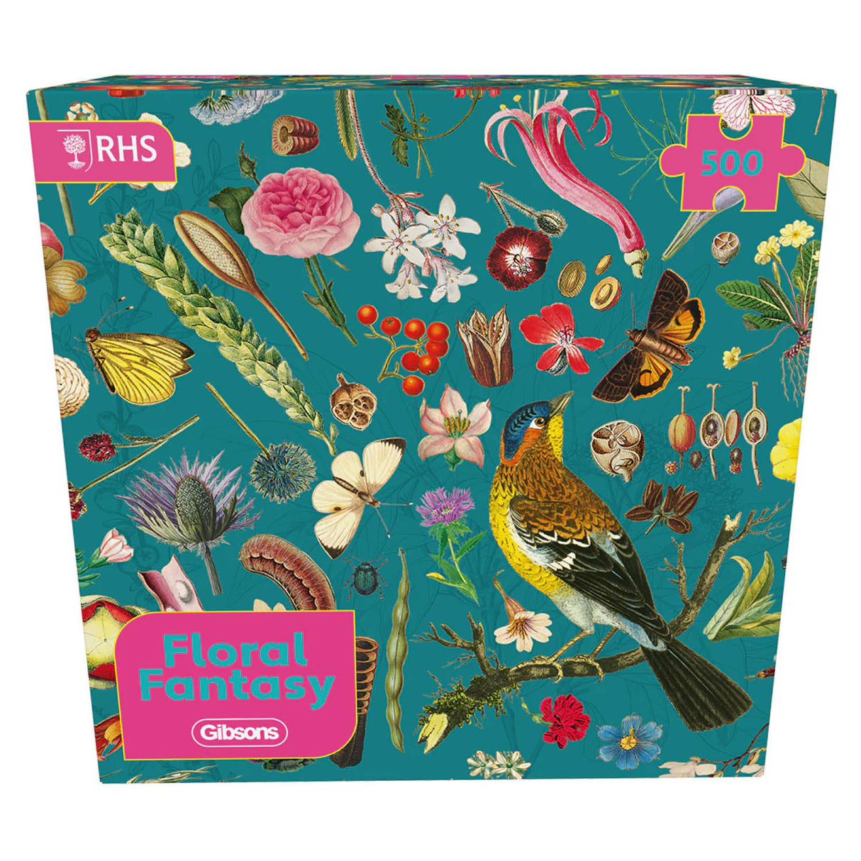 Gibsons Games 500 Piece RHS Floral Fantasy Jigsaw Puzzle