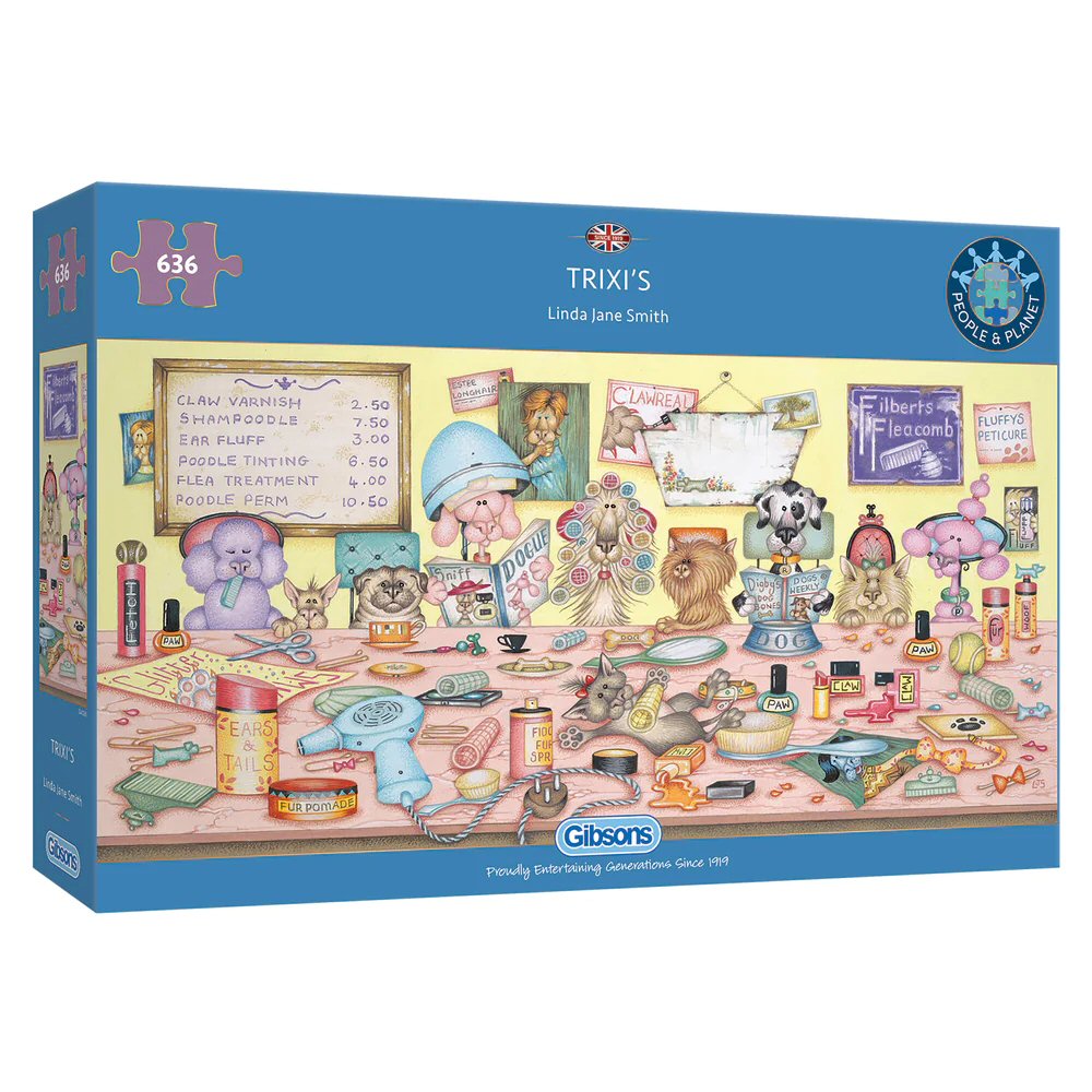 Gibsons Games 636 Piece Trixi's Jigsaw Puzzle