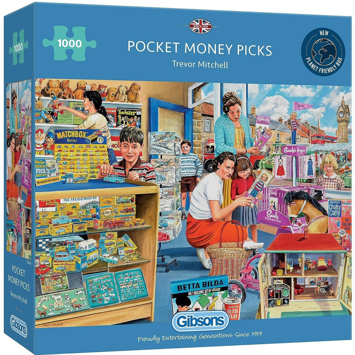Gibsons Games 1000 Piece Pocket Money Picks Jigsaw Puzzle