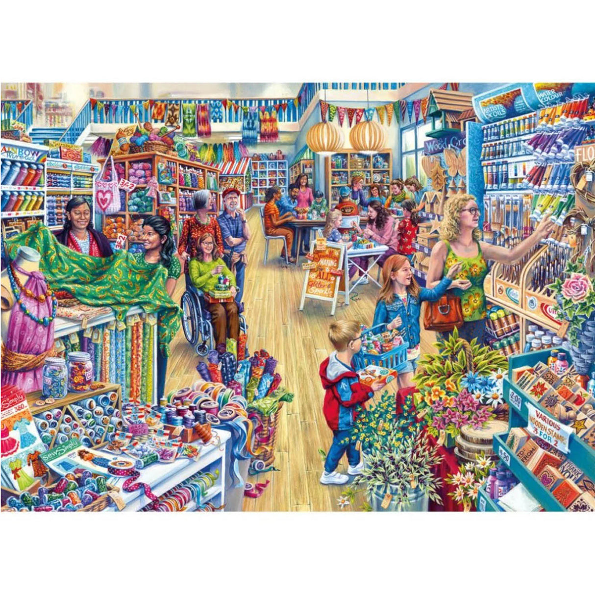 Gibsons Games 1000 Piece Crafter's Paradise Jigsaw Puzzle