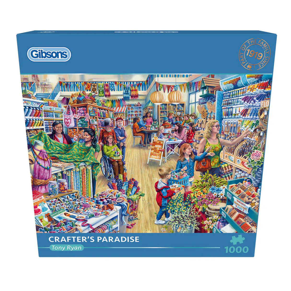 Gibsons Games 1000 Piece Crafter's Paradise Jigsaw Puzzle
