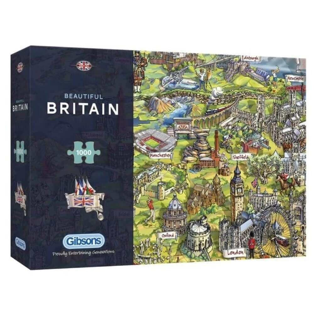 Gibsons Games 1000 Piece Beautiful Britain Jigsaw Puzzle