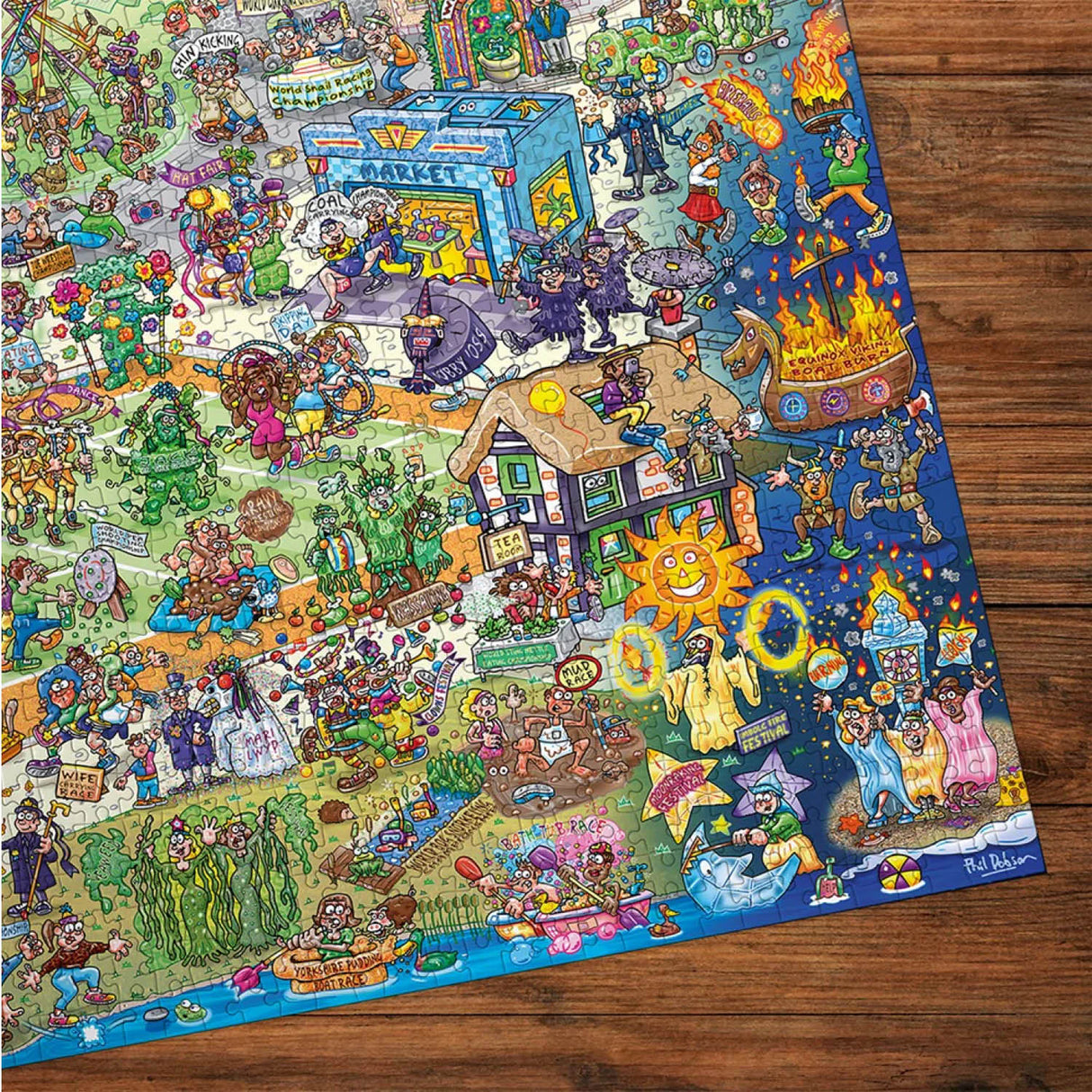 Gibsons Games 1000 Piece Jakesaws Barmy Britain Jigsaw Puzzle